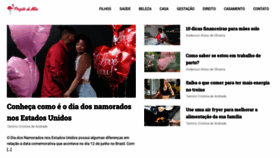 What Projetodemae.com.br website looked like in 2022 (1 year ago)