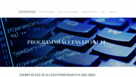 What Programmiaccess.com website looked like in 2022 (1 year ago)