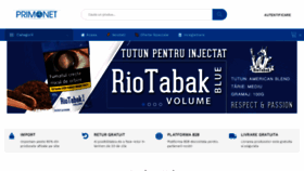 What Primonet.ro website looked like in 2022 (2 years ago)
