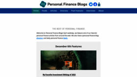 What Personalfinanceblogs.com website looked like in 2022 (1 year ago)
