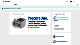 What Procureone.fanniemae.com website looked like in 2022 (1 year ago)