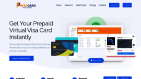 What Payzocard.com website looked like in 2022 (1 year ago)