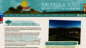 What Pureportugal.co.uk website looked like in 2022 (1 year ago)