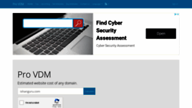 What Provdm.com website looked like in 2022 (1 year ago)