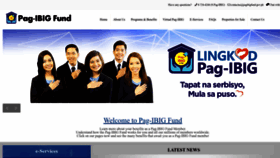 What Pagibigfund.gov.ph website looked like in 2022 (1 year ago)