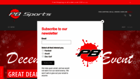 What Pbsports.com website looked like in 2022 (1 year ago)