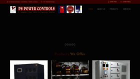 What Pspowercontrols.in website looked like in 2022 (1 year ago)
