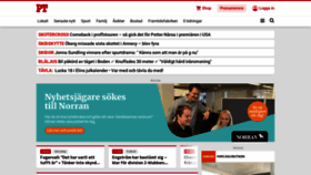 What Pitea-tidningen.se website looked like in 2022 (1 year ago)