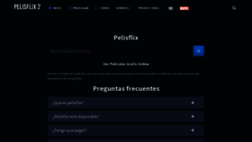 What Pelisflix2.tv website looked like in 2022 (1 year ago)