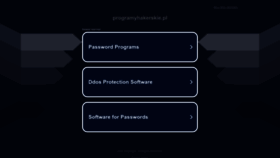 What Programyhakerskie.pl website looked like in 2022 (1 year ago)