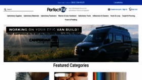 What Perfectfit.com website looked like in 2022 (1 year ago)