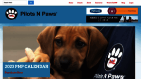 What Pilotsnpaws.org website looked like in 2022 (1 year ago)