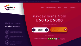 What Paydayuk.co.uk website looked like in 2022 (1 year ago)