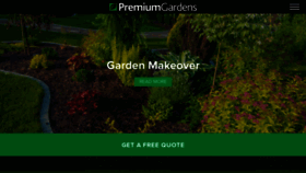 What Premiumgardens.com.au website looked like in 2022 (1 year ago)