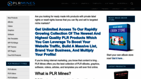 What Plrmines.com website looked like in 2022 (1 year ago)