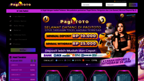 What Pagitoto.com website looked like in 2023 (1 year ago)