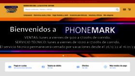 What Phonemark.com website looked like in 2023 (1 year ago)