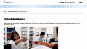 What Patientassistancenow.com website looked like in 2023 (1 year ago)