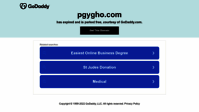 What Pgygho.com website looked like in 2023 (1 year ago)