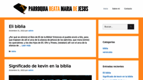What Parroquiabeatamariadejesus.es website looked like in 2023 (1 year ago)