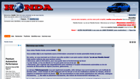 What Planete-honda.com website looked like in 2023 (1 year ago)