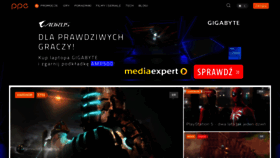 What Ppe.pl website looked like in 2023 (1 year ago)