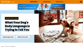 What Pets.webmd.com website looked like in 2023 (1 year ago)