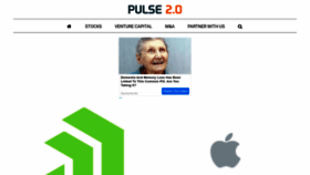 What Pulse2.com website looked like in 2023 (1 year ago)