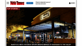 What Phoenixnewtimes.com website looked like in 2023 (1 year ago)