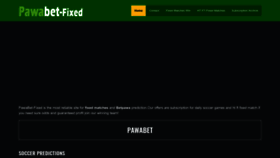 What Pawabet-fixed.com website looked like in 2023 (1 year ago)