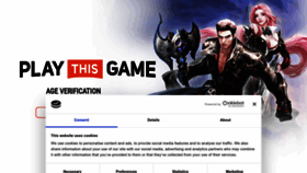 What Playthisgame.com website looked like in 2023 (1 year ago)