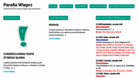 What Parafia-wieprz.pl website looked like in 2023 (1 year ago)