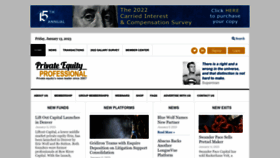 What Peprofessional.com website looked like in 2023 (1 year ago)