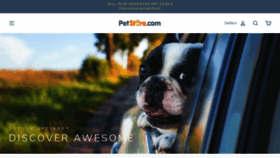 What Petstore.com website looked like in 2023 (1 year ago)
