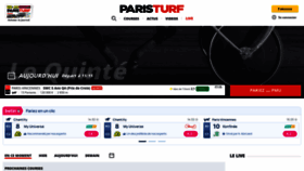 What Paris-turf.com website looked like in 2023 (1 year ago)
