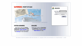 What Pos.uhaul.net website looked like in 2023 (1 year ago)