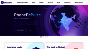 What Phonepe.com website looked like in 2023 (1 year ago)