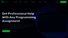 What Programmingassignment.net website looked like in 2023 (1 year ago)
