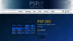 What Pspaudioware.com website looked like in 2023 (1 year ago)