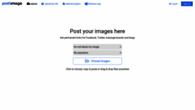What Postimages.org website looked like in 2023 (1 year ago)