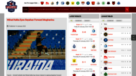 What Persianleague.com website looked like in 2023 (1 year ago)