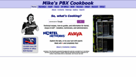 What Pbxbook.com website looked like in 2023 (1 year ago)