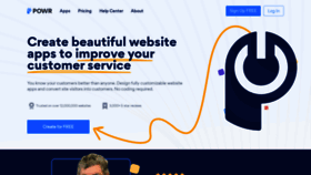 What Powr.io website looked like in 2023 (3 years ago)