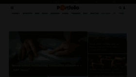 What Portfolio.hu website looked like in 2023 (2 years ago)
