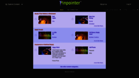 What Pinpointer.net website looked like in 2023 (1 year ago)