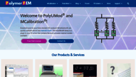 What Polymerfem.com website looked like in 2023 (1 year ago)