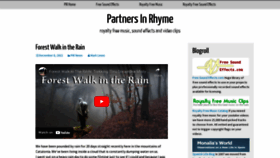 What Partnersinrhyme.com website looked like in 2023 (1 year ago)