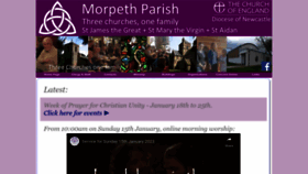 What Parishofmorpeth.org.uk website looked like in 2023 (1 year ago)