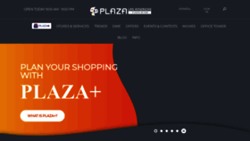 What Plazalasamericas.com website looked like in 2023 (1 year ago)