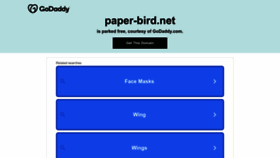 What Paper-bird.net website looked like in 2023 (1 year ago)